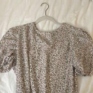 Puff Sleeve Floral Blouse